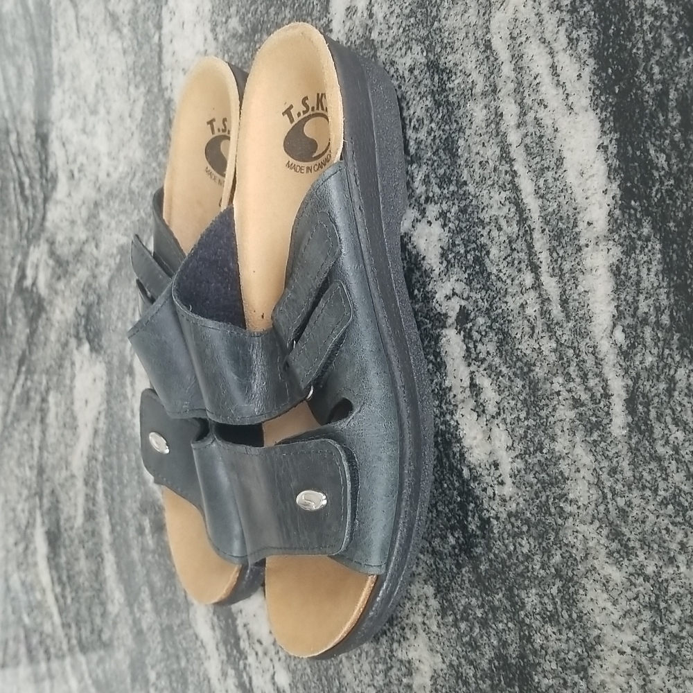 T.S.K. Made in Canada ❤ Sz 40 ❤ Like New ❤ Handmade Sustainable Leather European - Picture 4 of 10